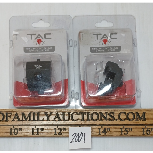 LOT OF 2 - TAC SIX RAIL MOUNT SLING SWIVEL STUDS