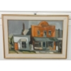 Image 1 : STORE FRONT BY ANN GRIMM (PRS AMERICAN ARTIST) - FRAMED OIL ON CANVAS
