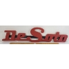 Image 1 : DE SOTO PAINTED WOOD SIGN