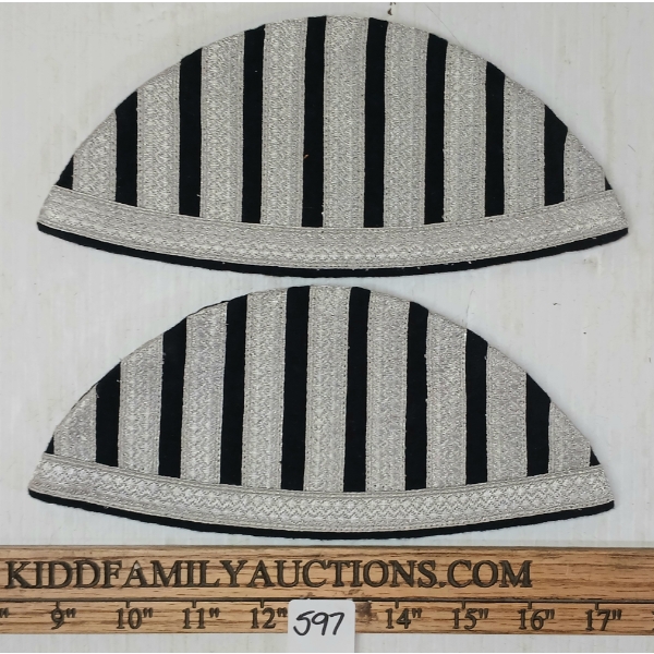 PAIR OF WWII GERMAN SS DRUMMER SHOULDER SWALLOWS NESTS