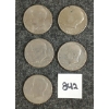 Image 2 : LOT OF 5 - 1972-1976 U.S. HALF DOLLAR COINS 