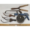 Image 1 : LOT OF 6 - CAULKING GUN, GARDEN SHEARS & HACK SAW, ETC.