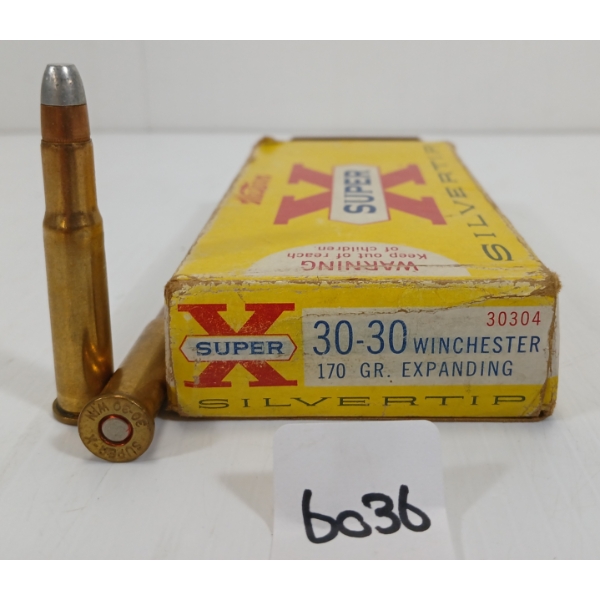 AMMO: 20X SUPER X .30-30 WIN - 170GR - SILVERTIP