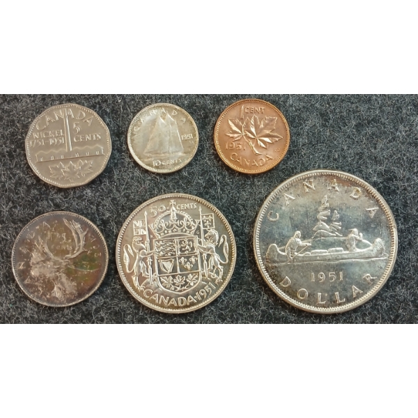 1951 CDN PROOF SET