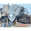 Image 4 : SKID LOT - 1958 IMPALA PARTS INCL. - VENT WINDOWS, REGULATORS, 4 BBL AIR CLEANER, ETC