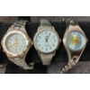 Image 3 : LOT OF 6 - SILVER TONED WATCHES - INCL LANCOME, GUESS, TIMEX, ETC