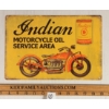 Image 1 : INDIAN MOTORCYCLE OIL SERVICE AREA - SST SIGN