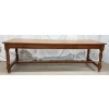 Image 6 : COUNTRY STYLE HARVEST TABLE - PINE OR SPRUCE TOP - C. LATE 19TH / 20TH CENTURY