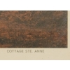 Image 5 : LOT OF 2 - "COTTAGE, STE. ANNE" & "SLEIGH CROSSING THE ICE" BY CORNELIUS KRIEGHOFF
