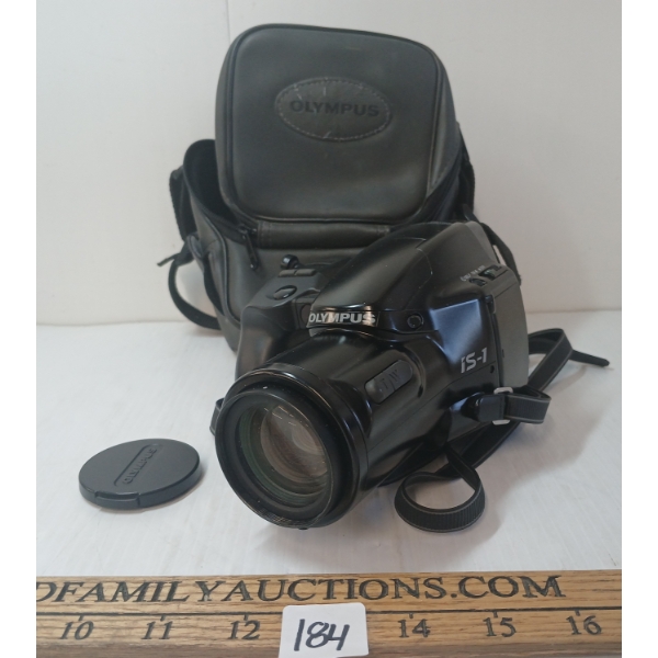 OLYMPUS IS-1 SUPER SZOOM BRIDGE CAMERA W/ CASE
