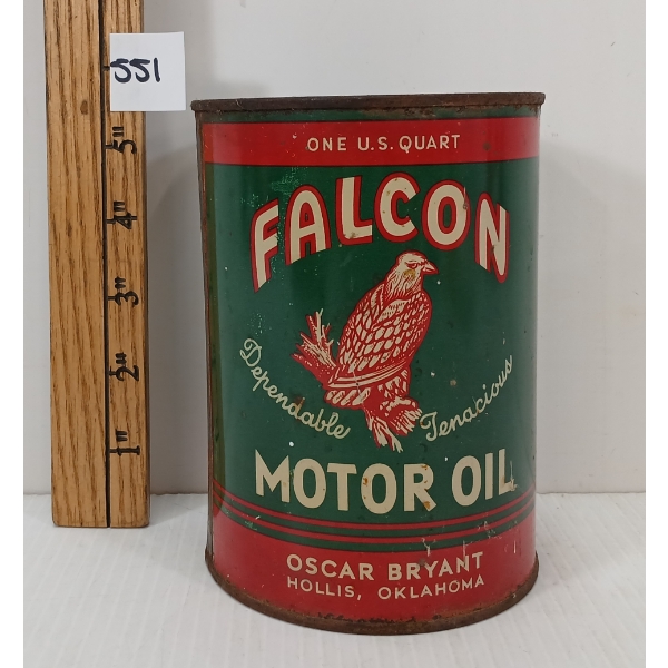 FALCON MOTOR OIL QT CAN