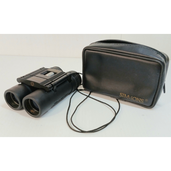SIMMONS SCL MODEL 1159 10X25 BINOCULARS W/ CASE