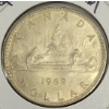 Image 3 : 1962 CDN SILVER DOLLAR - UNCIRCULATED