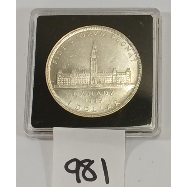 1939 CDN SILVER DOLLAR