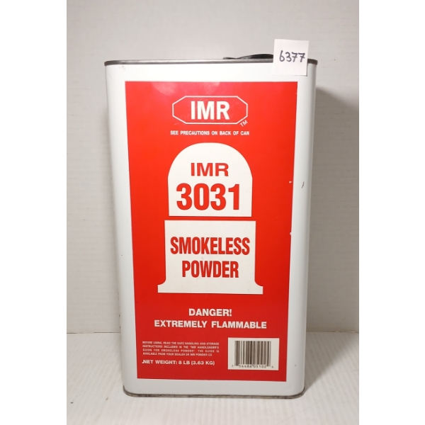 POWDER: IMR 3031 SMOKELESS POWDER - 2.96LB