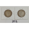 Image 2 : LOT OF 2 - 1943 & 1944 CDN 50 CENT PCS