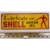 Image 1 : LUBRICATE WITH SHELL MOTOR OIL EMBOSSED CAST SIGN