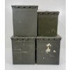 Image 3 : LOT OF 4 - METAL AMMO BOXES