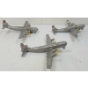Image 4 : LOT OF 3 - THOMAS TOY PLASTIC USAF PLANE MODELS