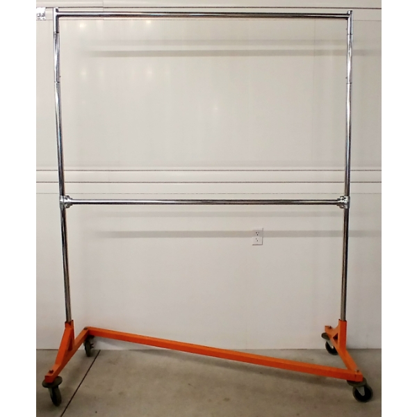 ROLLING CLOTHES RACK - DOUBLE