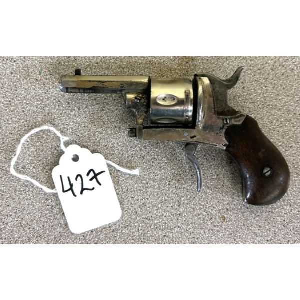 UNKNOWN SWING TRIGGER REVOLVER IN .22 CAL - DEACTIVATED, NO PAL REQUIRED 