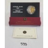 2005 RCM 50 CENT STERLING SILVER COIN - GOLDEN ROSE