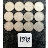 Image 1 : LOT OF 12 - 1947-1968 CDN 10 CENT COINS