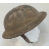 Image 5 : WWI BRODIE HELMET W/ LINER & CHIN STRAP