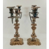 Image 2 : LOT OF 2 - BIRKS REGENCY PLATE CANDELABRAS