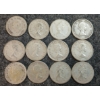 Image 2 : LOT OF 12 - 1944-1966 CDN 10 CENT COINS