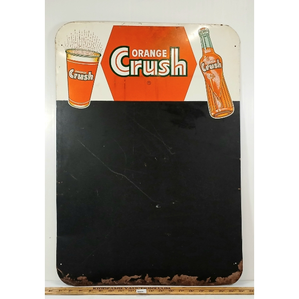 ORANGE CRUSH CHALK MENU BOARD