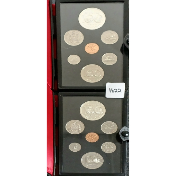 LOT OF 2 - 1974 RCM UNCIRCULATED DOUBLE DOLLAR PROOF SETS 