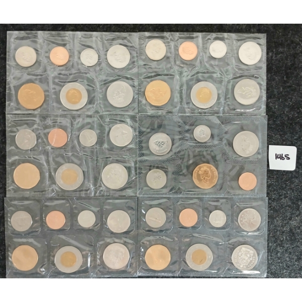 LOT OF 6 - 1996-1998 RCM UNCIRCULATED PROOF SETS