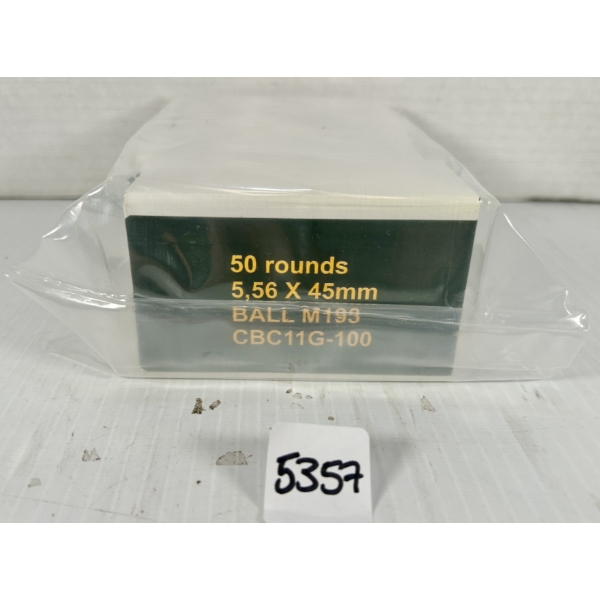 AMMO: 200X 5.56X45 MM NATO - MILITARY FMJ
