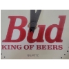 Image 4 : BUD KING OF BEERS BATTERY OP WALL MOUNT CLOCK