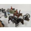 Image 6 : JOB LOT - LEAD FIGURES - INCL CAVALRY & SOLDIERS, ETC.