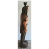 Image 6 : CARVED WOOD LOOK CIGAR STORE FIGURE - NATIVE AMERICAN TOBACO TRADE FIGURE