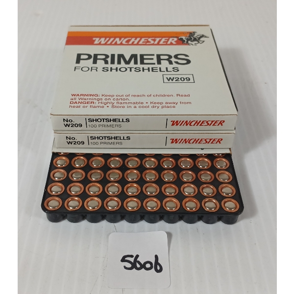 PRIMERS: APPROX 300X WINCHESTER NO. W209 SHOTSHELL PRIMERS