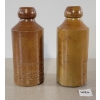 Image 4 : LOT OF 2 - GLAZED CERAMIC GINGER BEER BOTTLES - INCL SCHWEPPES & FOLKESTONE & DISTRICT