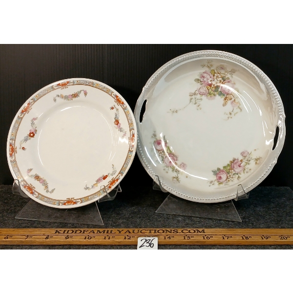 LOT OF 2 - FURNIVALS ENGLAND & KOENIGSZELT SILESIA GERMAN PLATES - CIRCA 1913