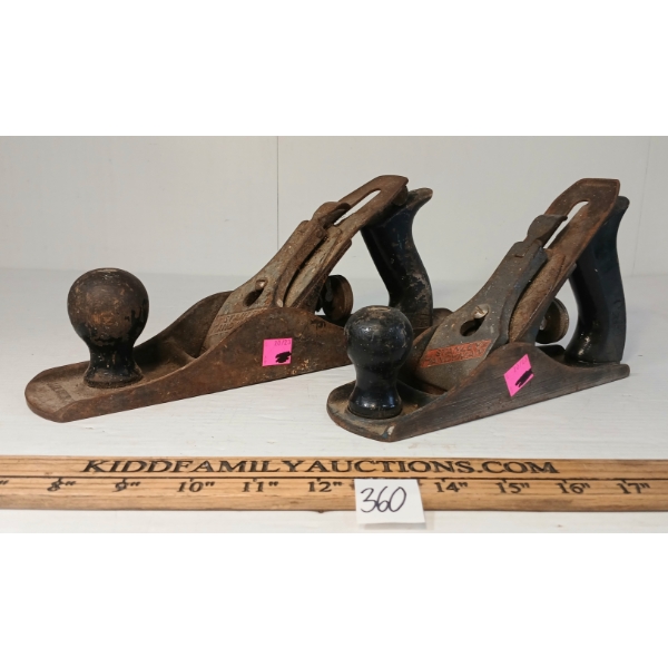 LOT OF 2 - STANLEY HANDYMAN WOOD PLANES