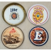 Image 1 : LOT OF 4 - WORTHINGTON, BASS, NEWCASTLE & LITE BEER TRAYS