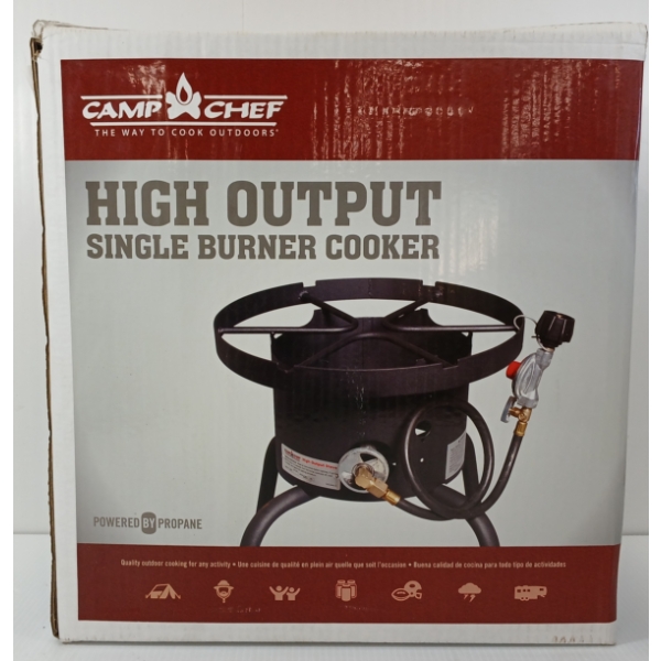 CAMP CHEF HIGH OUTPUT SINGLE BURNER COOKER