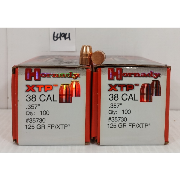 BULLETS: 125X XTP .38 - 125GR - FP/XTP