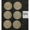 Image 2 : LOT OF 6 - 1965-1966 CDN SILVER 50 CENT PCS