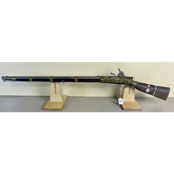 UNKNOWN FLINTLOCK REPRODUCTION IN APPROX .58 CAL - NO PAL REQUIRED 