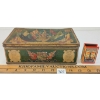 Image 1 : LOT OF 2 - WWI CDN EXPEDITIONARY FORCE BISCUIT TIN & 1937 CORONATION SOUVENIT MATCH SAFETY