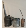 Image 1 : LOT OF 3 - RAILROAD & GOLDEN-ROD OILERS & VINTAGE GAS CAN 