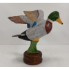 Image 2 : FOLK ART CARVED MALLARD BY O. BOUDREAU