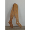 Image 2 : LOT OF 2 - FOLDING WOODEN IRONING BOARD & PAIR OF SOCK BLOCKERS